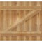 Ekena Millwork Joined Board-n-Batten Shutters w/Z-Bar, Rough Sawn Western Red Cedar, 32 1/4W x 30H, PR RBJ06Z32X030RWR - alternate 3